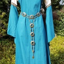 Kettengürtel Y-Gürtel Y-Runenkreise messingfarben Ypsilongürtel Accessoire für Larp, Mittelalter und Alltag