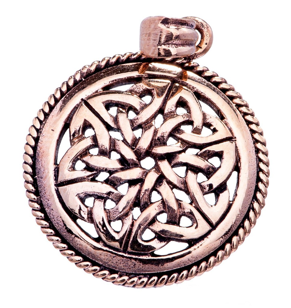 [acb536] Schmuckstück  Anhänger APOLONICA 3 cm Keltisches Amulett Bronze 3.0 cm