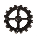 Wheel, eisenfarbener Beschlag