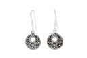 AYLIN Ohrringe aus Silber – Boho Damen Ohrhänger mit floraler Ornamentik 3 cm