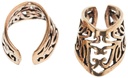 Ohrklemme & Haarschmuck FENJA aus Bronze – Ø 10 mm Zauberhafte Ornamente für Mittelalter & LARP