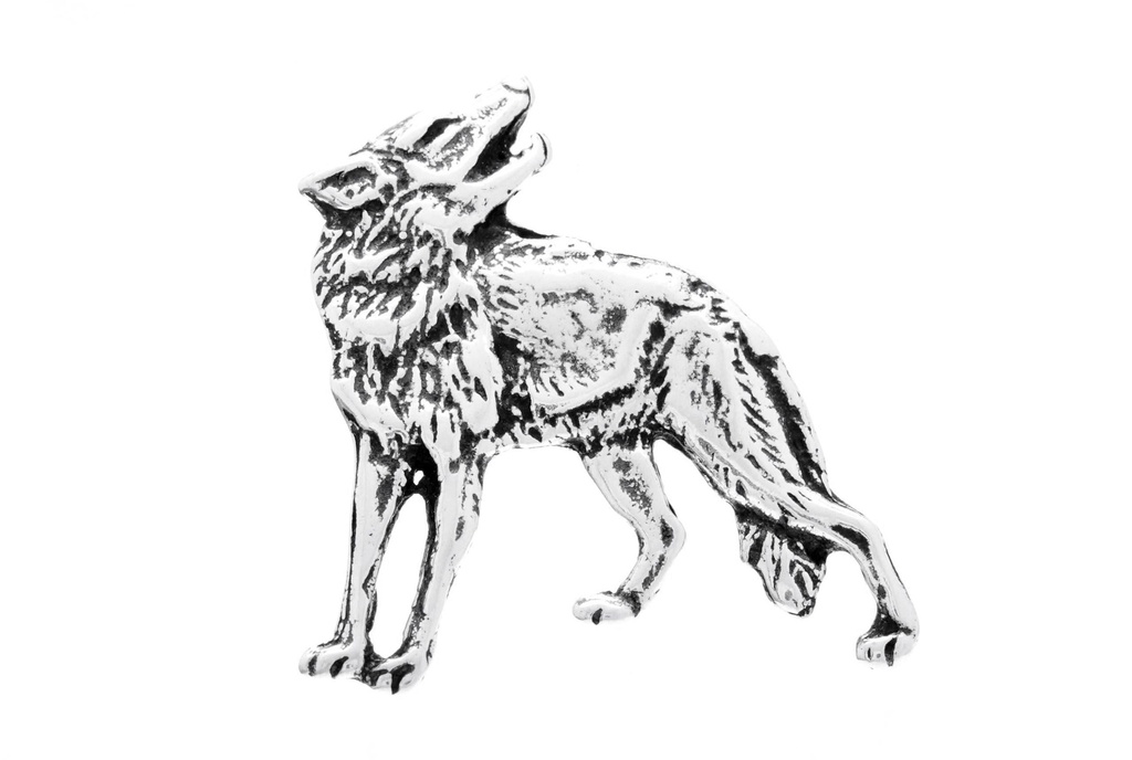 Wolf-Anhänger NOMI aus 925er Silber – Symbol für Freiheit und Instinkt (2,5 cm)