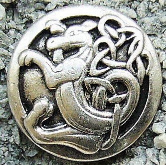 keltischer Löwe, silberfarben