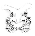 Ohrhänger 'Nimo Einhorn' Silber 925 -  Schmuck für Mittelalter, Reenactment und Larp