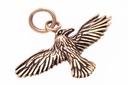 Schmuckstück  Schmuck Anhänger HUGIN 2.7 cm Kleiner Rabe Bronze 2.7 cm