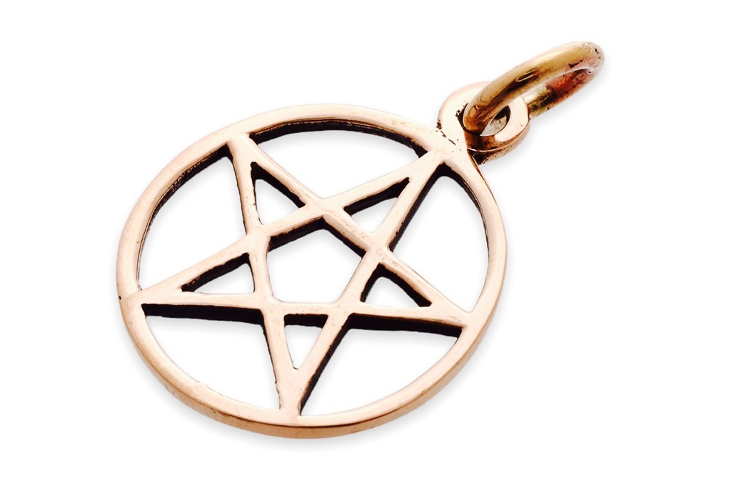 Pentagramm Anhänger "Penarddun" aus Bronze – Mystisches Amulett der Magie 2,8 cm
