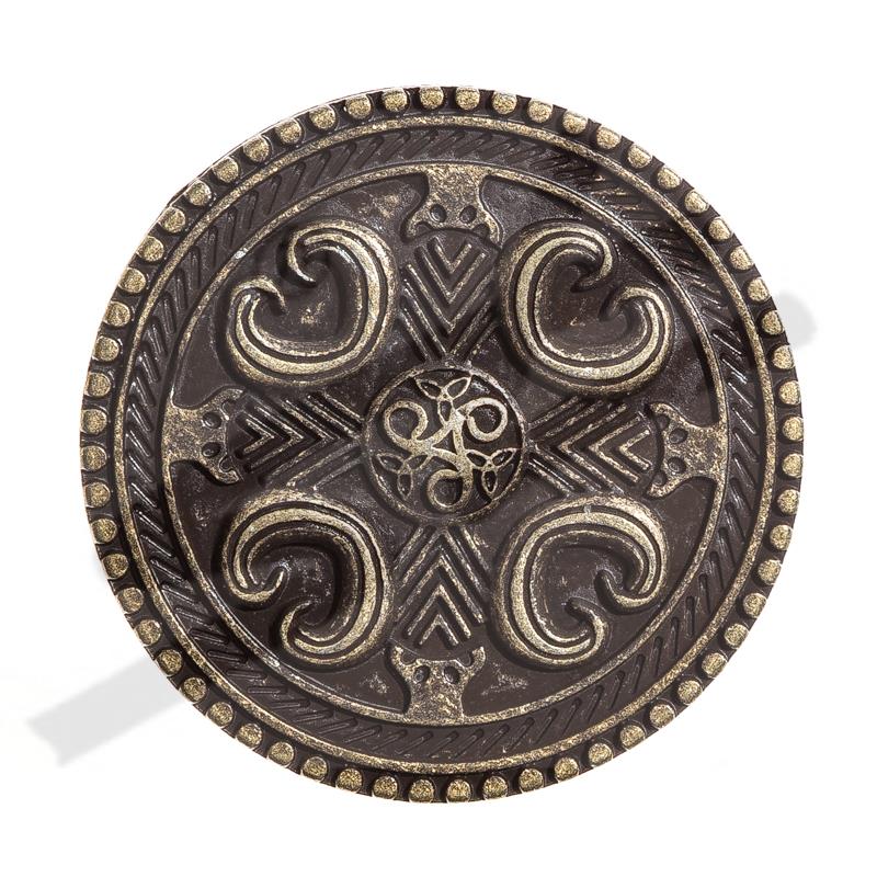 Breastplate-Schließe messingfarben 4cm