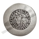 Templer-Schildschließe, silberfarben