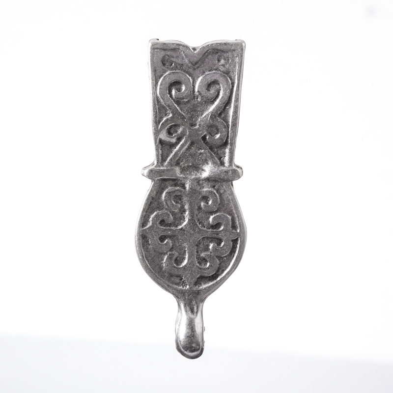 silberfarbene Mittelalter Gürelspitze 2cm