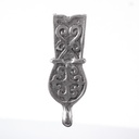 silberfarbene Mittelalter Gürelspitze 2cm