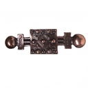 Kimbern Gürtelschließe kupferfarben – Replik 135 mm für 3 cm Gürtel im keltisch-germanischen Stil