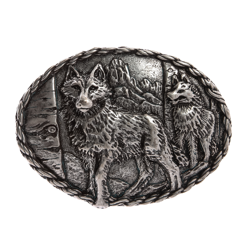 Wolfs-Rudel, silberfarbene Schließe