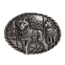 Wolfs-Rudel, silberfarbene Schließe