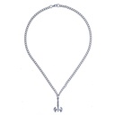 Halskette nordic axe, silberfarben