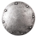 Gürtelschließe „Ragnar“ – Silberfarbene Schnalle im Wikinger-Schild-Design für 4 cm Gürtel