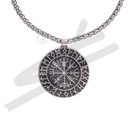 Halskette VEGVISIR , silberfarben