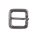 Gürtelschließe Jiline eisenfarben – 2 cm kompakte Schließe im schlichten Mittelalterstil