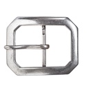 Schließe „Pirat Jack“ – Silberfarbene Schnalle im historischen Piratenstil für 5 cm Gürtel 