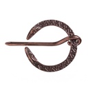 Wikinger Gewand-Fibel LOKI, kupferfarben