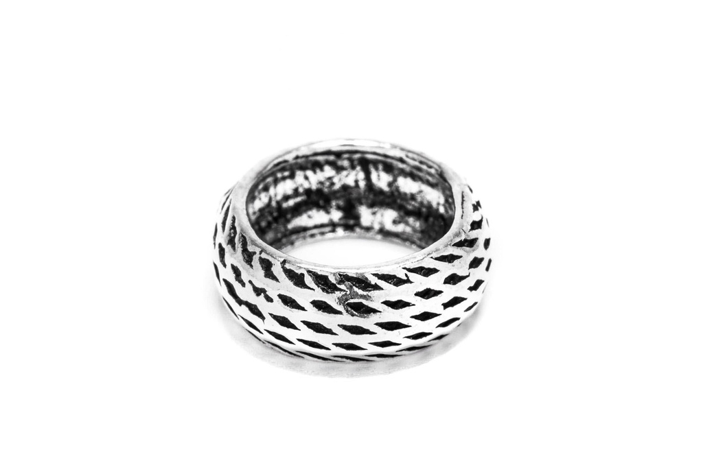 Kleine Vikings Haar- & Bartperle KALUR aus 925 Silber – 8 mm Antik-Perle für Zöpfe, Dreads & Boho-Stil