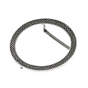 Celtic Ring Gürtelschließe in Silberoptik – Runde keltische Schließe für 40 mm Gürtel