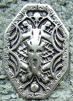 Wotan, silberfarbener Beschlag