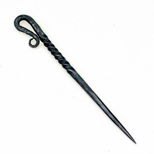 [16 Be-Dorn 1] Mittelalterlicher Esspfriem – Handgeschmiedeter Essdorn aus Eisen
