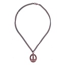 Halskette „Mjölnir“ – Kupferfarbener Thorhammer-Anhänger an schwerer Flechtkette