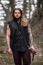Ärmelloses Schnürhemd - Mittelalterhemd schwarz