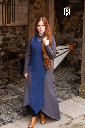 Schürze Isa in Blau - Larp Design