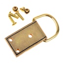 Sax-Riemenbeschlag Wikinger Bronze - 5 x 2,5 cm