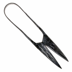 Geschmiedete Wikingerschere aus Stahl - 17 cm