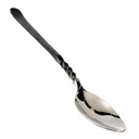 Geschmiedeter Mittelalter-Löffel aus Edelstahl – mit tordiertem Griff