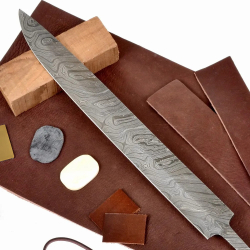 [02 SBS Alam DAM] Sax-Bausatz "Alemannen" / Damast - 44 cm