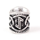Futhark-Haarperle "Ihwa" - 8 mm Loch