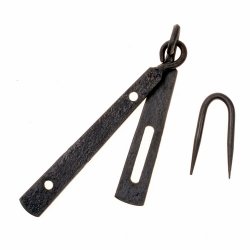 Mittelalterliche Haspe aus Eisen - 22 x 1,5 cm