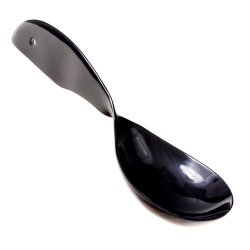 [17 Kelle Breit] Schöpfkelle aus Wasserbüffelhorn - 26 cm