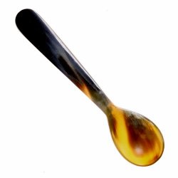 Eierlöffel aus echtem Horn – Handgefertigt aus Wasserbüffelhorn