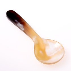 Gewürz-Löffel aus Wasserbüffelhorn - 10,5 cm
