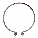 Geschmiedeter Halsring aus Eisen