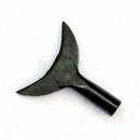 Pfeilspitze halbmondförmig