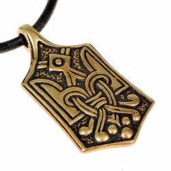 [0 FCK-PTN-b] Tryzub-Tamga "FCK PTN" (Bronze)