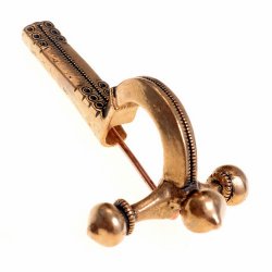 [07 Fi Zwiebel.b] Römische Zwiebelknopffibel (Bronze)