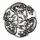 Keltische Brosche "Cwn Annwn"