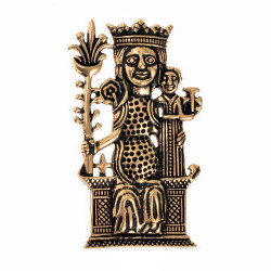 [07 PZ Tombelaine.b] Pilgerabzeichen "Lady von Tombelaine" (Bronze)
