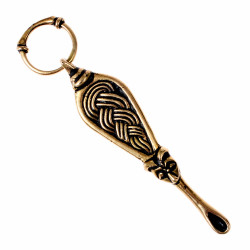 [0 Ohrl-Adelsoe-b] Wikinger-Ohrlöffel von Adelsö (Bronze)