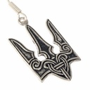Ohrringe „Rurikiden-Dreizack“ – Bronze-Schmuck nach einem historischen Tamga (11. Jh.)