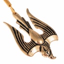 Tryzub-Falken-Ohrringe aus Bronze
