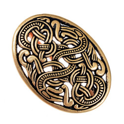 [07 Br Atli.b] Wikinger-Brosche "Atli" (Bronze)