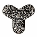 Wikinger-Kleeblattfibel aus Upland